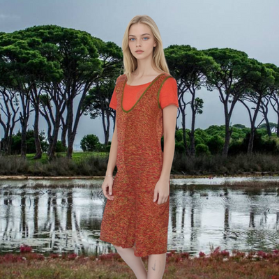 Short Jumpsuit Knitted Womens ombre Romper with Pockets Co-Ord and Matching Set Gradient strofylia national park