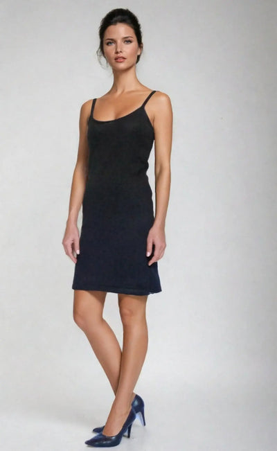 Spiderweb open back black dress with spaghetti straps, stylish fit, perfect for edgy and elegant occasions.