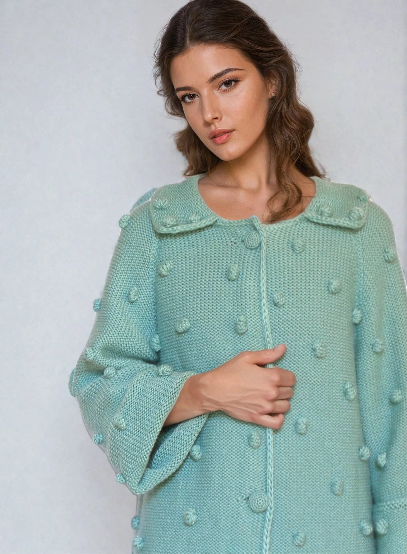 Bubble Knit Cardigan
