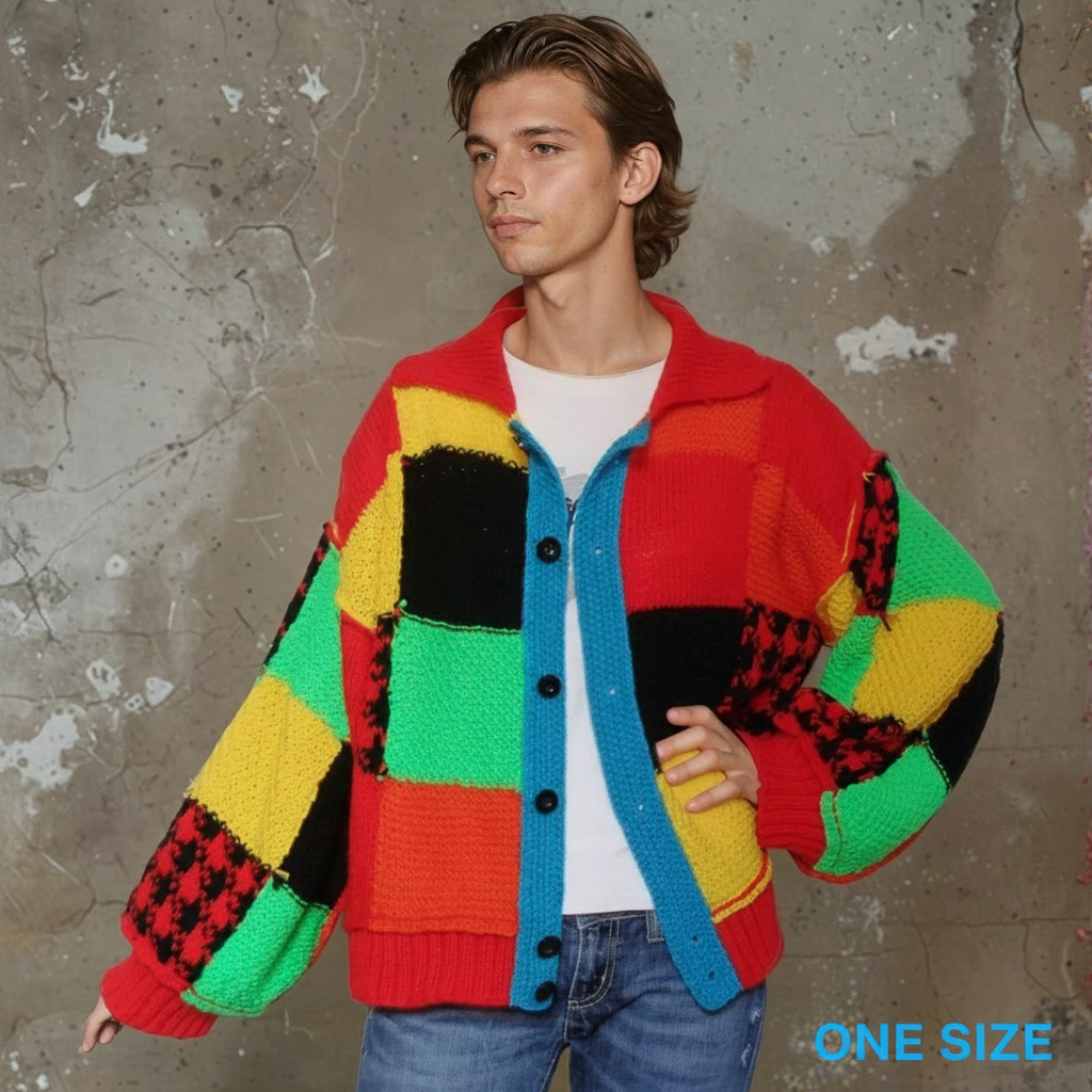 トップス AMERI PATCHWORK KNIT CARDIGAN Patchwork Cardigan Crochet Pattern – Craftrly