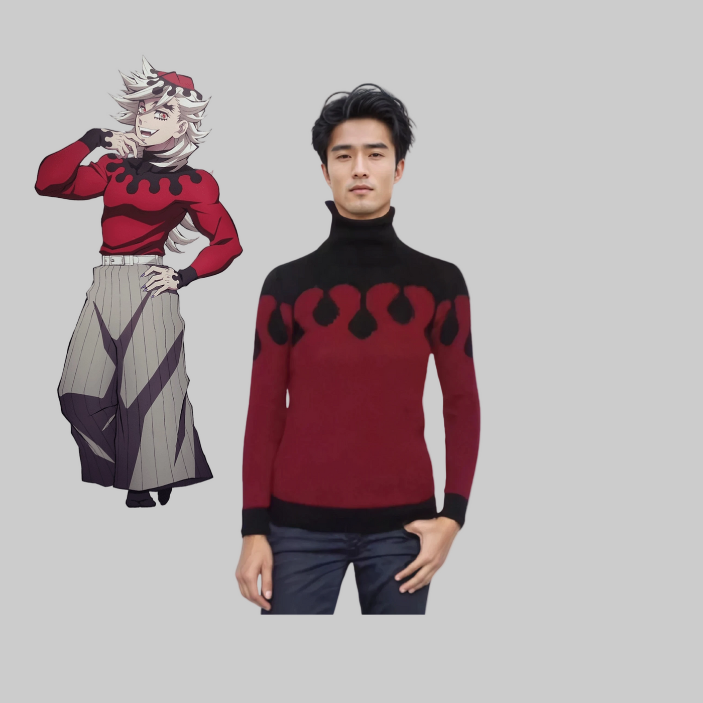 Crewneck Sweater Dripping Blood Mens 