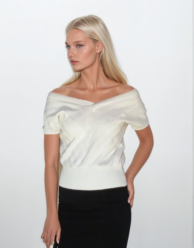 marilyn monroe outfit ideas white knitted top